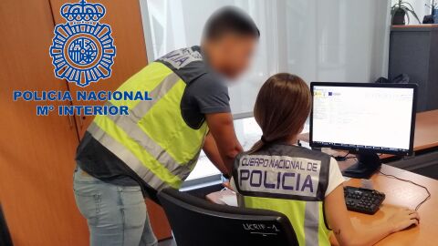 Investigadores de la Policía Nacional de Alicante 