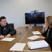 Dimas Vázquez reunido con Cristina Gil
