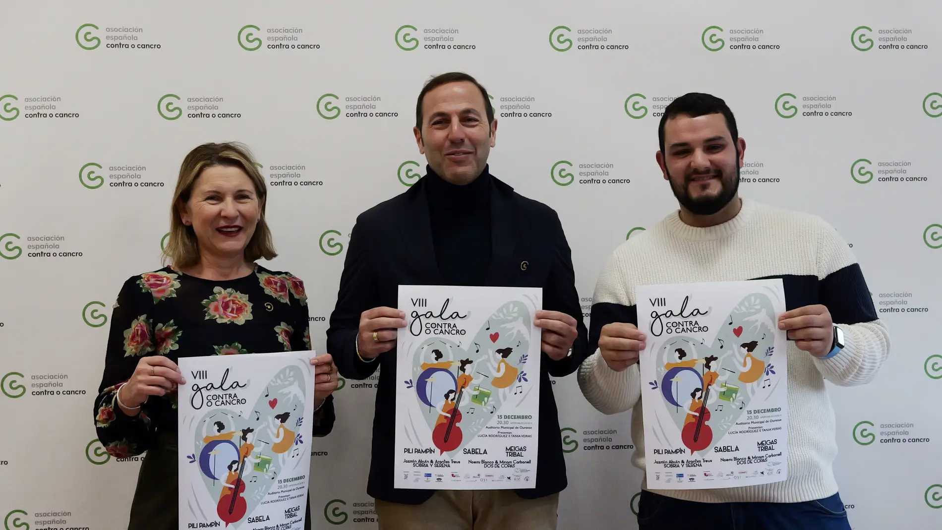 VIII Gala contra o Cancro de Ourense este venres 15 de Decembro