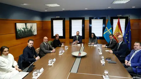 Imagen de la reunión en Oviedo Imagen de la reunión en Oviedo