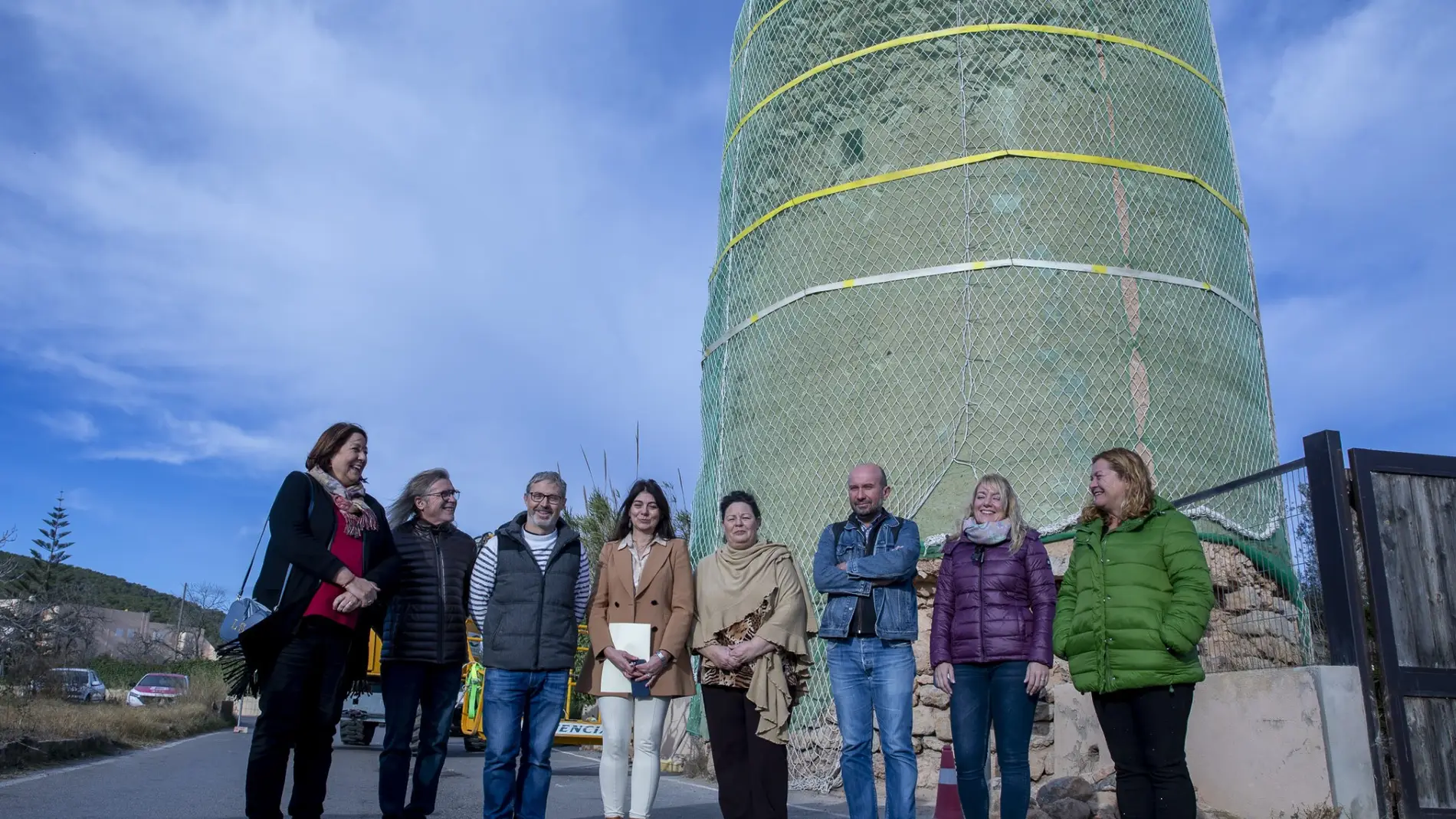 El Consell de Ibiza inicia la reconstrucción de la Torre de Sa Blanca Dona del siglo XVI