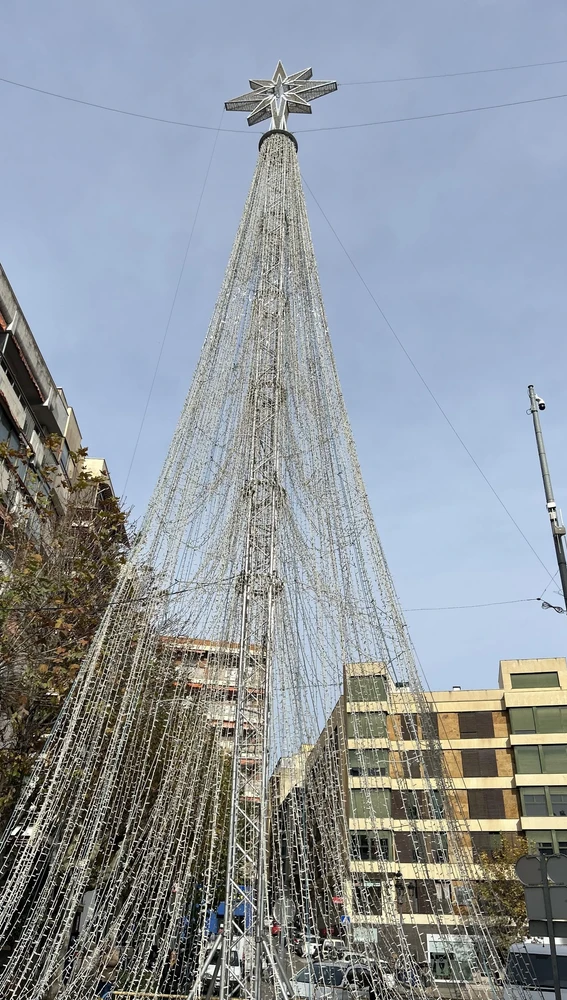 Árbol de Navidad de la plaza de la Constitución 