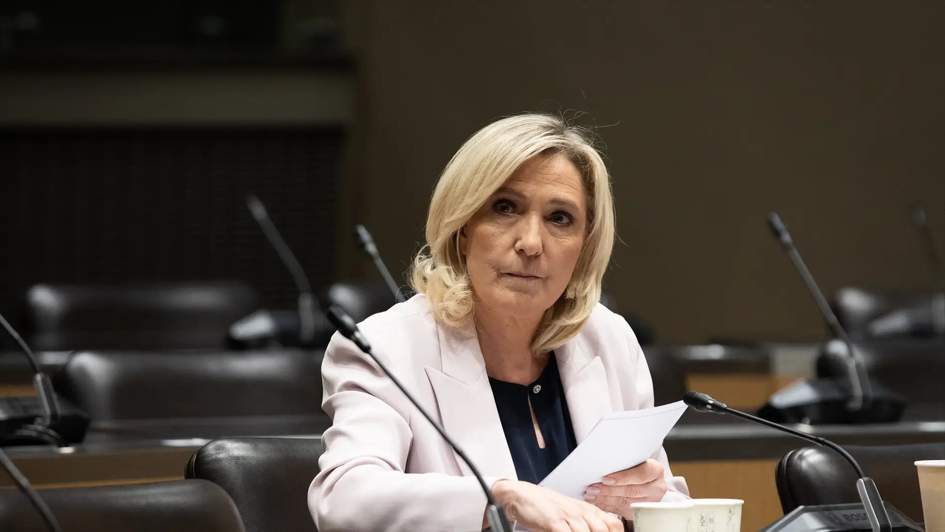 Marine Le Pen en una foto de archivo
