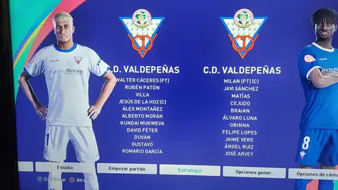 Avatares del Sánchez Mellado C.D. Valdepeñas en la Playstation creados por Darío Mota, un aficionado. Avatares del Sánchez Mellado C.D. Valdepeñas en la Playstation creados por Darío Mota, un aficionado.