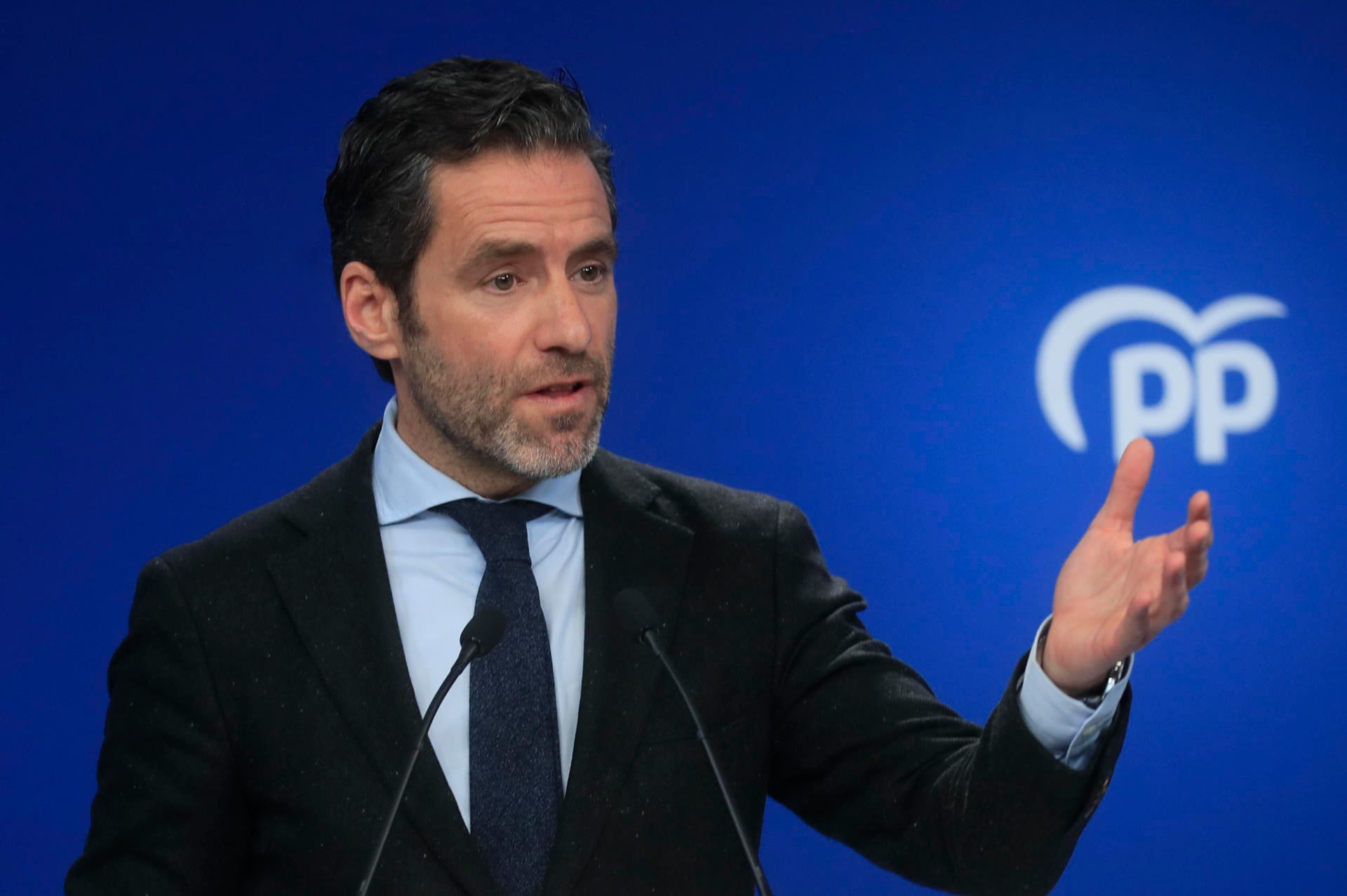 Borja Sémper, tras las palabras de Abascal a Sánchez: "Se han juntado el hambre con las ganas de comer" Borja Sémper, tras las palabras de Abascal a Sánchez: "Se han juntado el hambre con las ganas de comer"