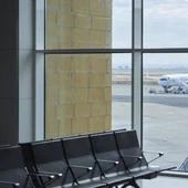 Detalle de la nueva terminal, en foto de archivo Detalle de la nueva terminal, en foto de archivo