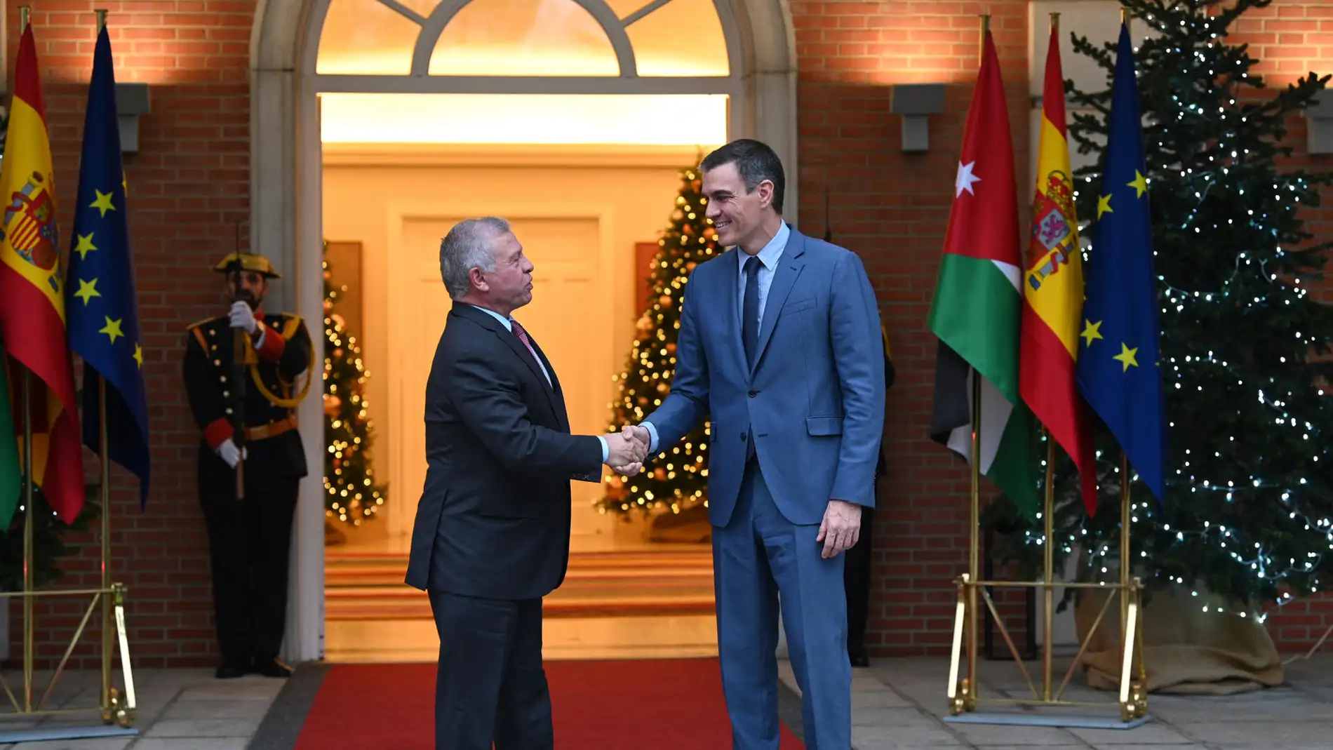 Sánchez agradece al rey de Jordania sus esfuerzos a favor de la paz en Gaza