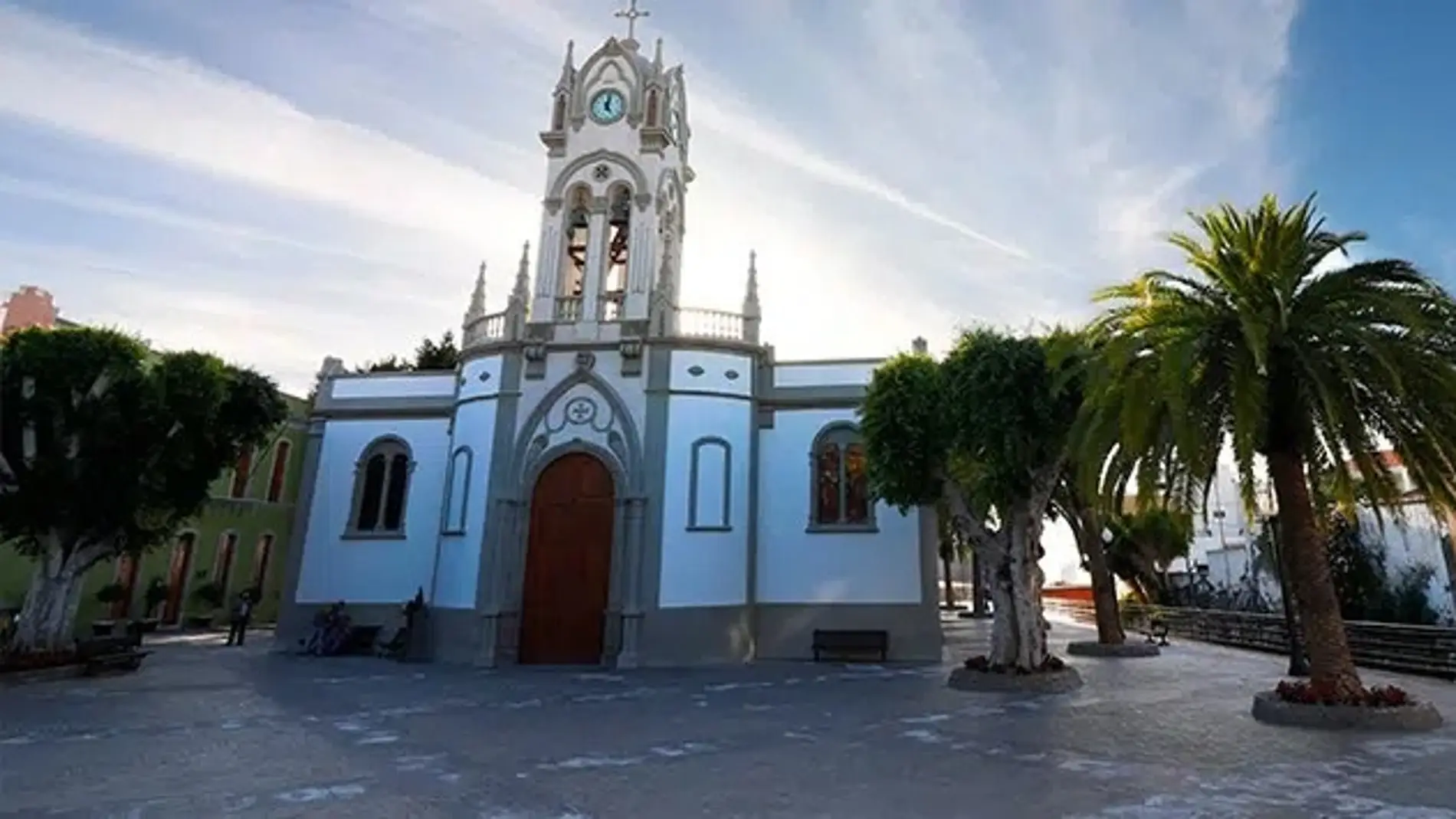 Iglesia de Nuestra Señora de la Luz en el municipio de Guía de Isora, Tenerife 