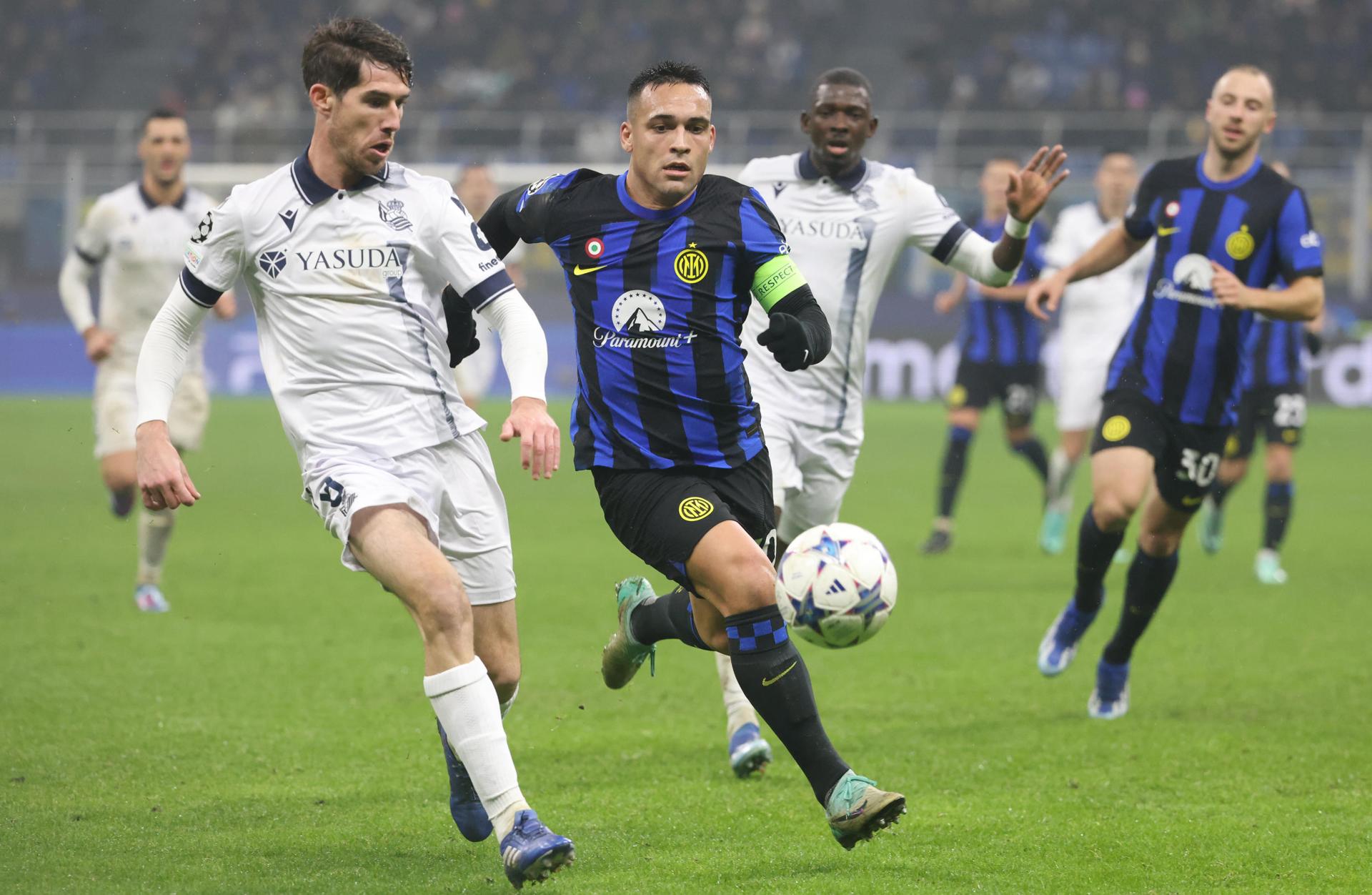 La Real Sociedad empata ante el Inter y pasa a octavos de Champions como líder La Real Sociedad empata ante el Inter y pasa a octavos de Champions como líder