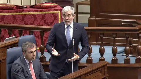 Fernando Clavijo en el Parlamento Fernando Clavijo