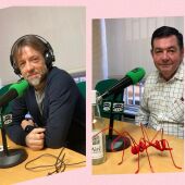 Fran Fernández, concejal de cultura en Ayto. de Palencia y fernando Beltrán de Asoc. Alojamientos Montaña Palentina