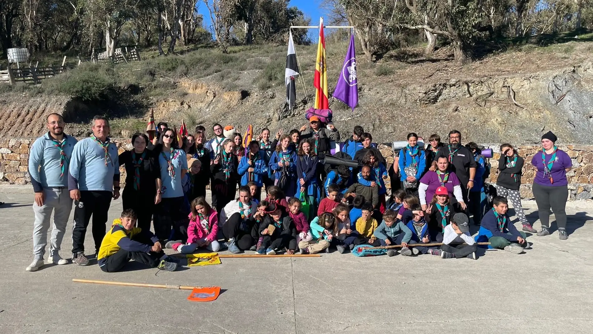 Los Scouts de Ceuta cierran 2023 con su tradicional acampada de invierno