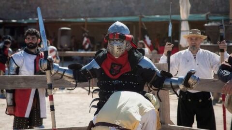 Combate medieval en Belmonte 