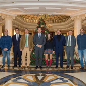 Velázquez, jurado del concurso de felicitaciones navideñas Velázquez, jurado del concurso de felicitaciones navideñas
