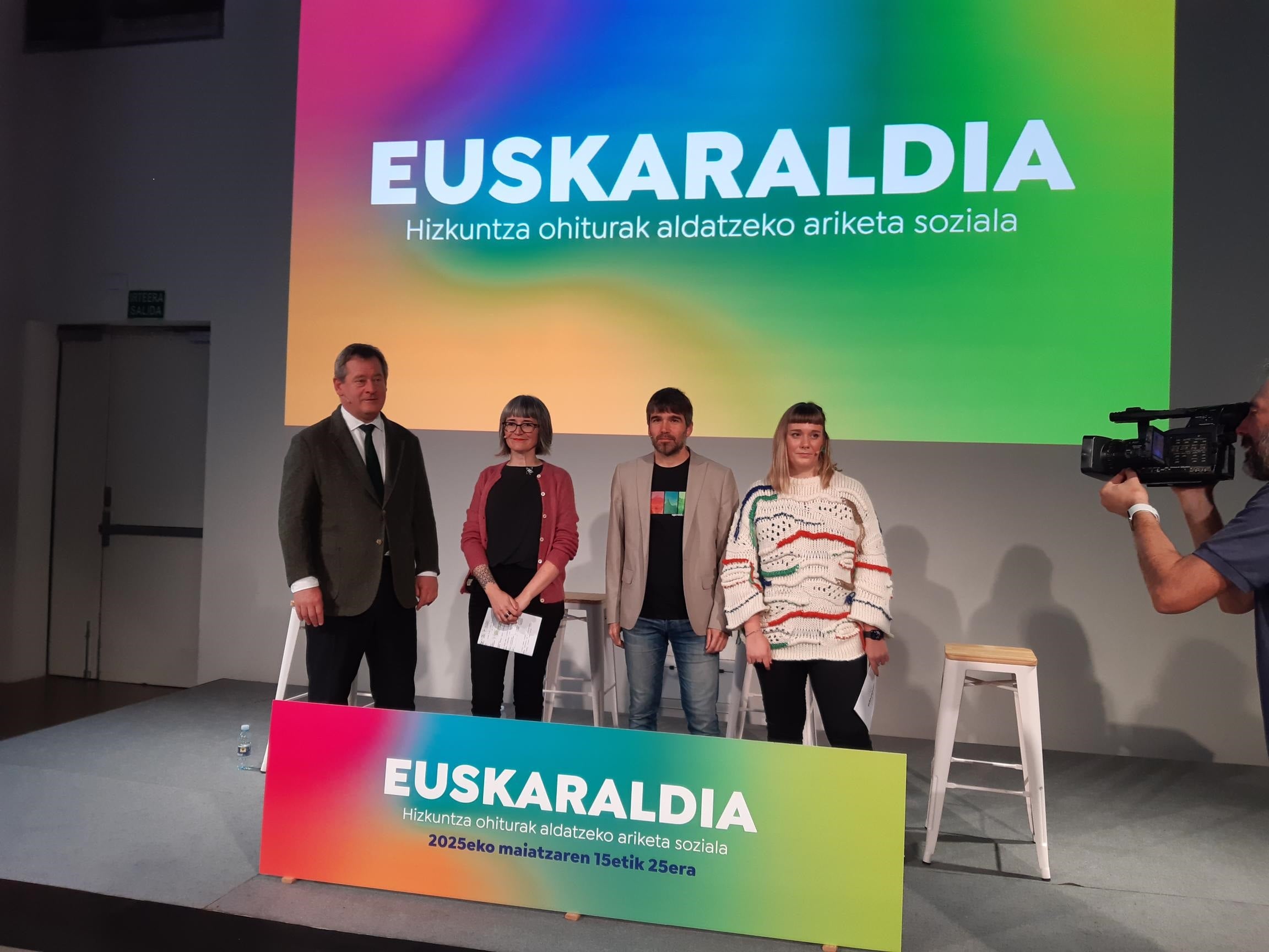 "Euskaraldia" volverá a las calles de Euskadi en la primavera de 2025 "Euskaraldia" volverá a las calles de Euskadi en la primavera de 2025