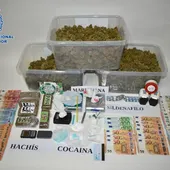 Material incautado por la Policía Nacional Material incautado por la Policía Nacional
