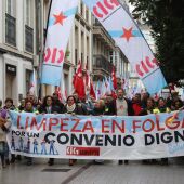 Manifestación por las calles de Lugo