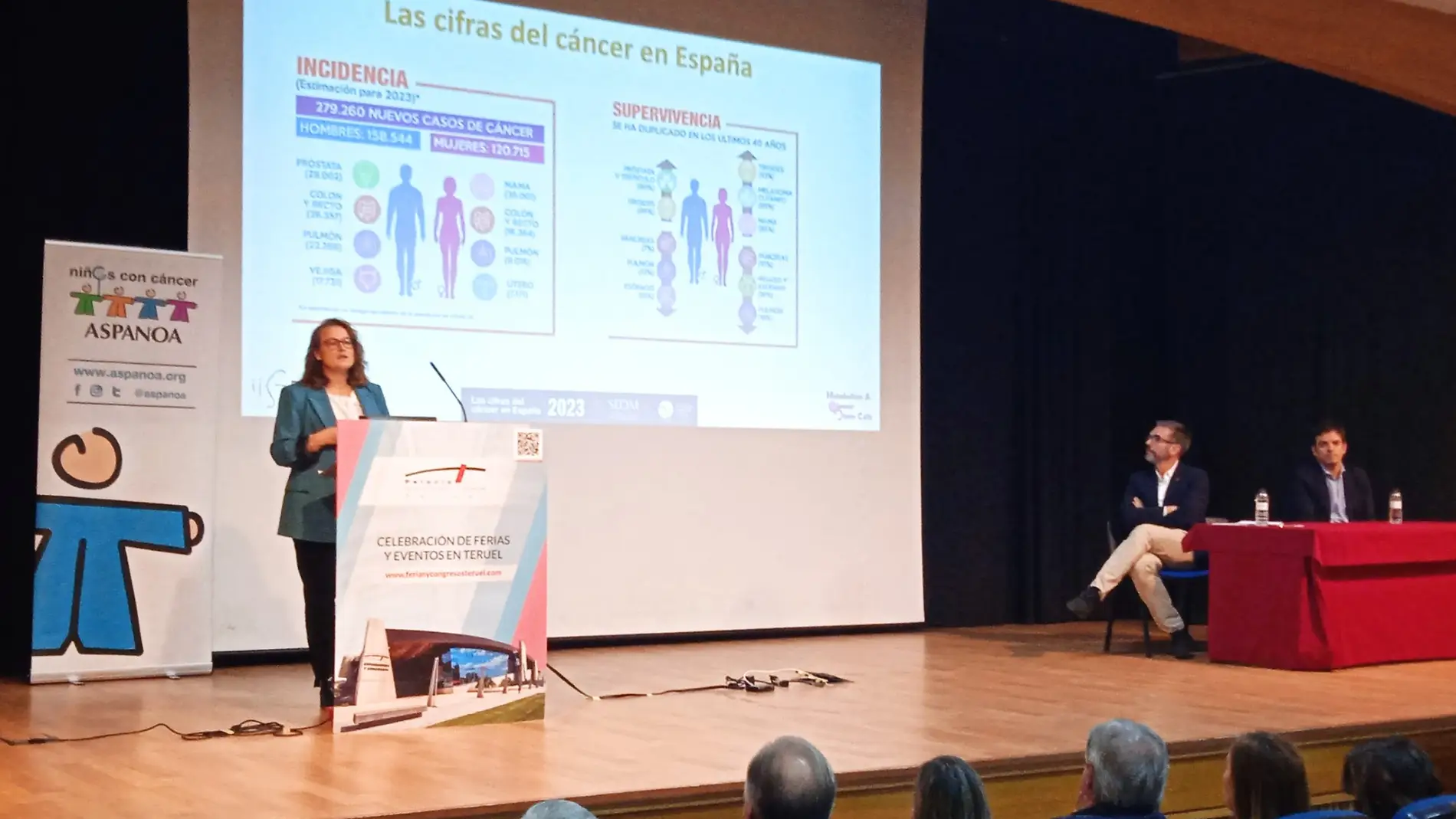 Presentación de Aspanoa en el Palacio de Exposiciones y Congresos de Teruel