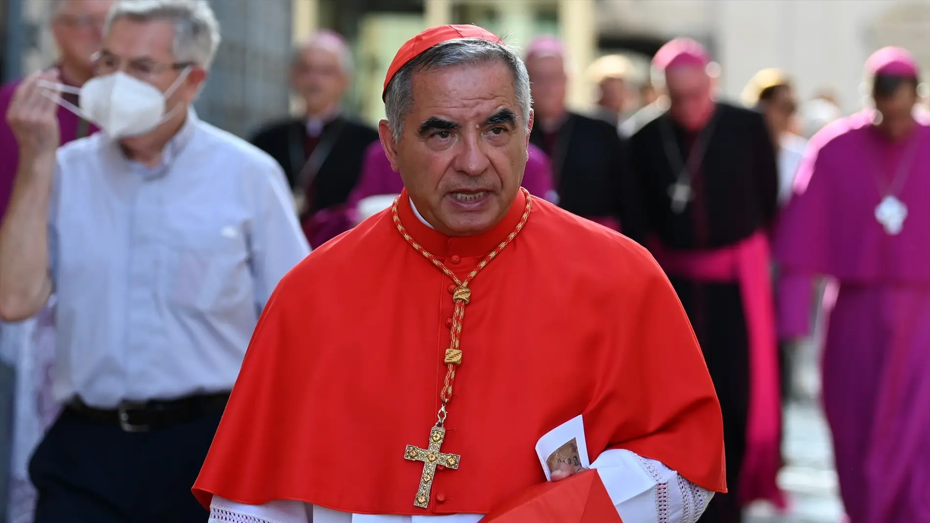 El cardenal Angelo Becciu en una foto de archivo