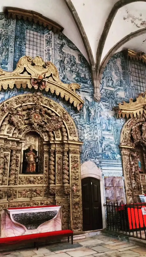 Interior de la Iglesia de Santa María del Castillo, en Olivenza