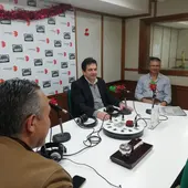 Miguel Ángel Valverde durante la entrevista en Onda Cero Ciudad Real Miguel Ángel Valverde durante la entrevista en Onda Cero Ciudad Real
