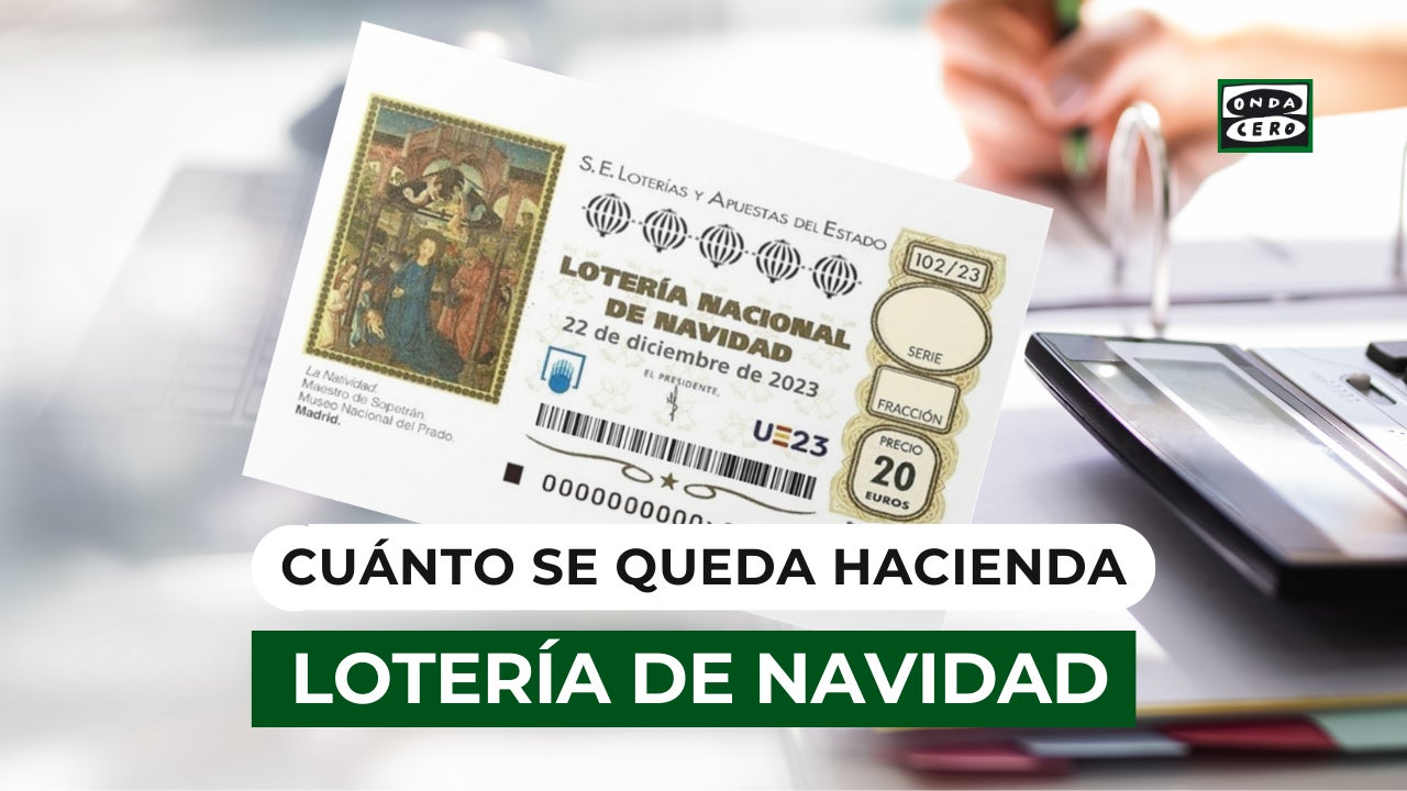 Cuánto te quita Hacienda del Gordo de Navidad 2023 Onda Cero Radio Cuánto te quita Hacienda del Gordo de Navidad 2023 Onda Cero Radio