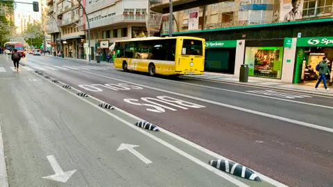 Autobús por la Gran Vía de Murcia Autobús por la Gran Vía de Murcia