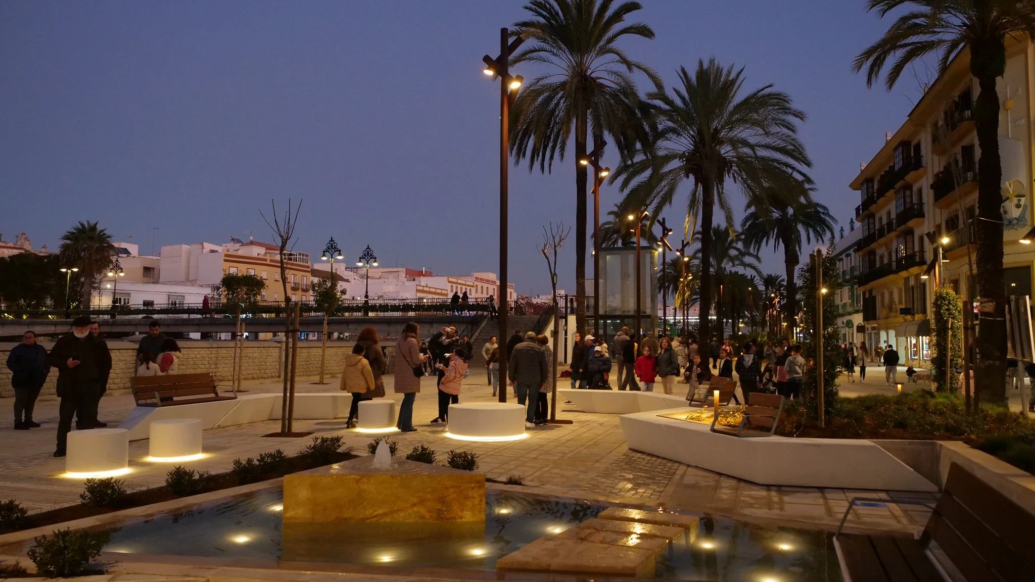 La nueva Alameda del Río de Chiclana ya abierta al público