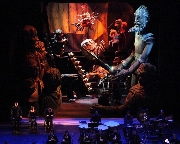 Marionetas y música en el Auditorio de Alicante para empezar la Navidad con 'El retablo de Maese Pedro' Marionetas y música en el Auditorio de Alicante para empezar la Navidad con 'El retablo de Maese Pedro'