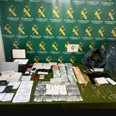 Material incautado por la Guardia Civil Material incautado por la Guardia Civil