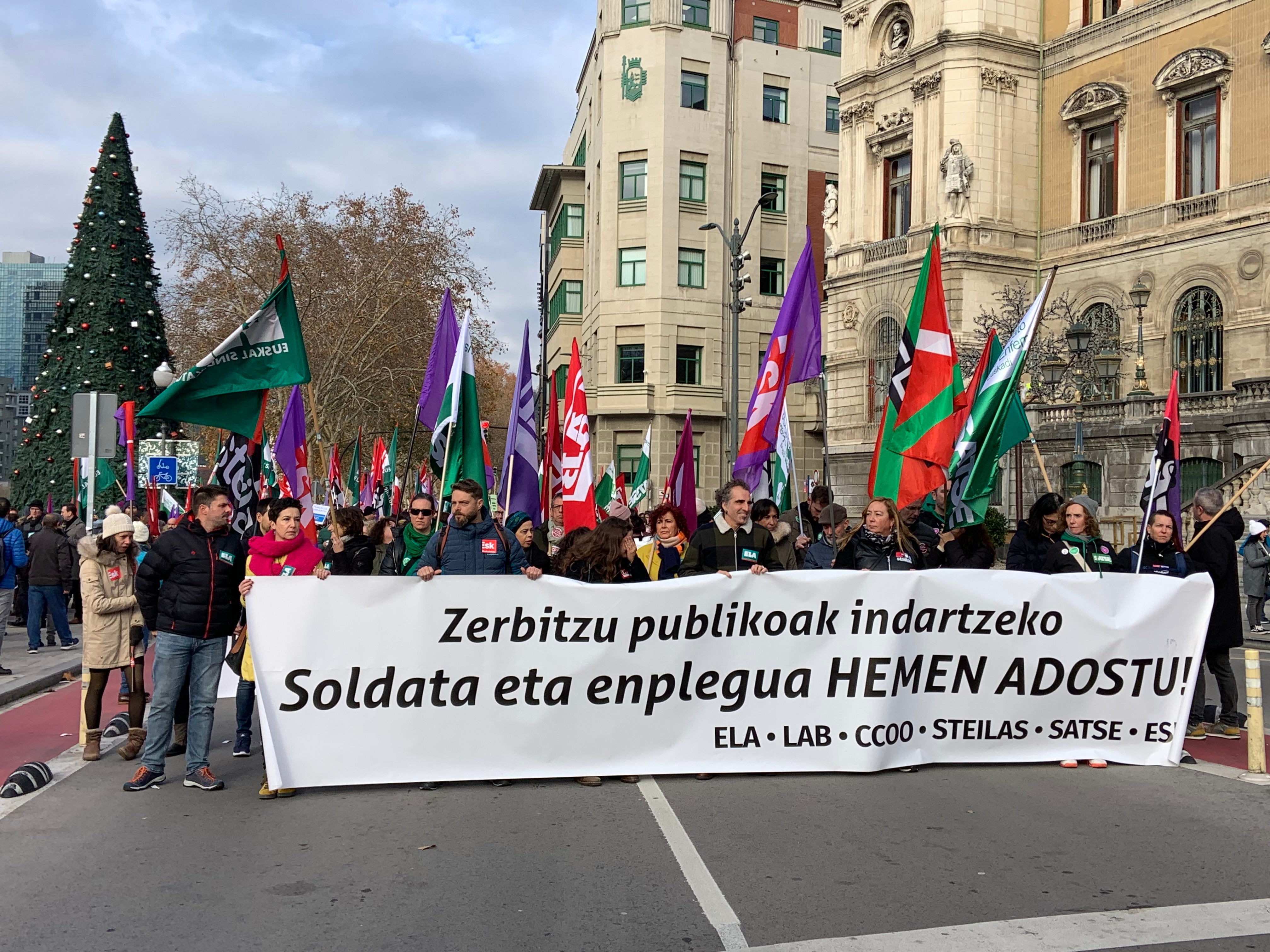 Segunda huelga en el sector publico de Euskadi Segunda huelga en el sector publico de Euskadi