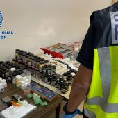 Las sustancias intervenidas por la Policía Nacional de Alicante 