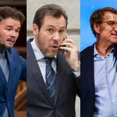 Gabriel Rufián, Óscar Puente, Alberto Núñez Feijóo, Yolanda Díaz Gabriel Rufián, Óscar Puente, Alberto Núñez Feijóo, Yolanda Díaz