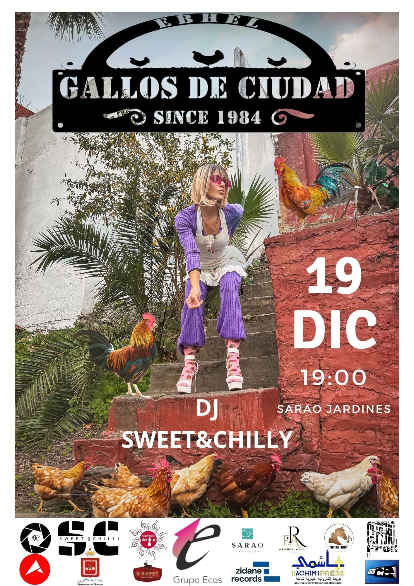 EBHEL Africana presenta su primer trabajo "Gallos de Ciudad" EBHEL Africana presenta su primer trabajo "Gallos de Ciudad"