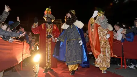 Imagen de archivo de los Reyes Magos en Vila-real. Imagen de archivo de los Reyes Magos en Vila-real.