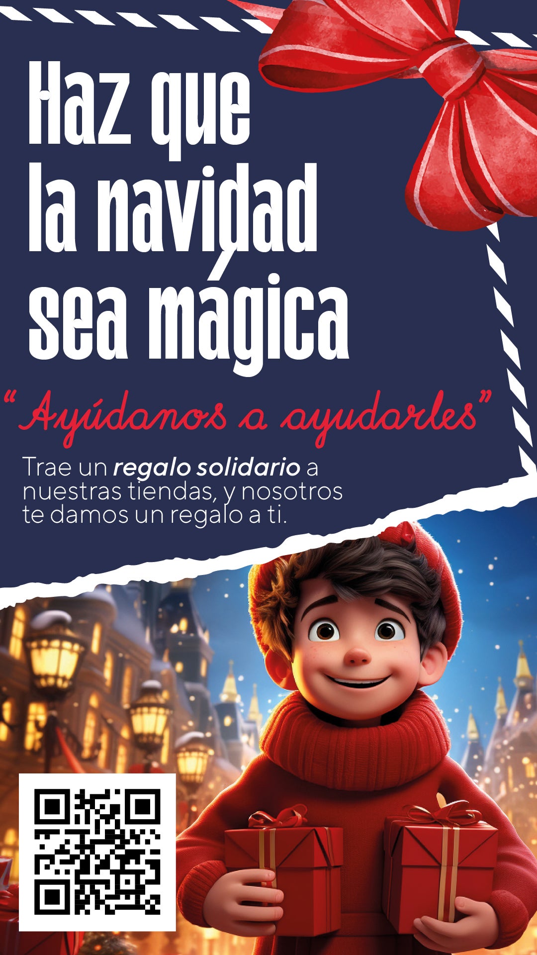 “Haz que esta Navidad sea mágica: ayúdanos a ayudarles” “Haz que esta Navidad sea mágica: ayúdanos a ayudarles”