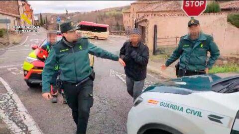 Detenido el camionero que abandonó su trailer en llamas en San Millán