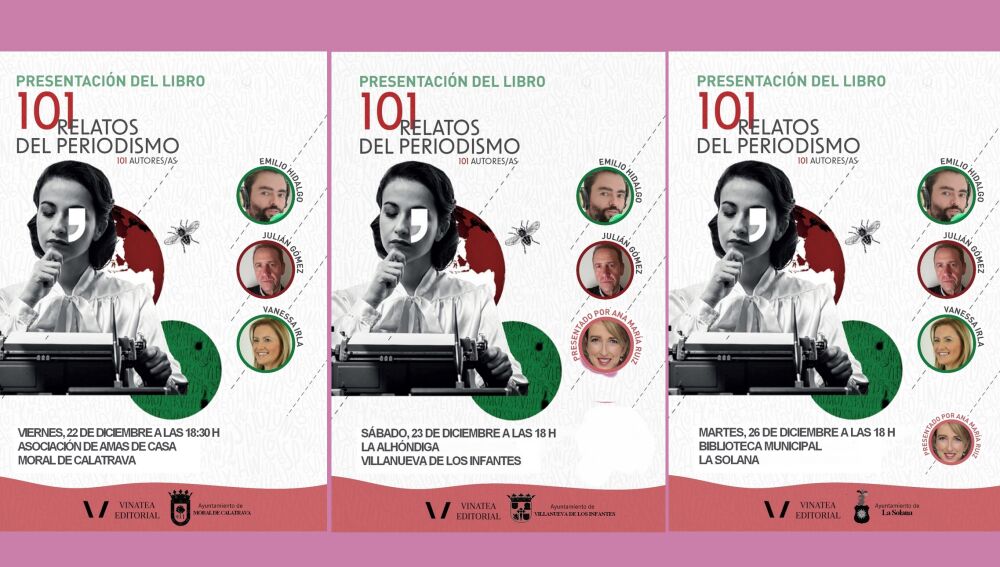 Presentaciones "101 Relatos del Periodismo"