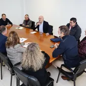 reunion del alcalde con empresarios del área empresarial Argales Valladolid reunion del alcalde con empresarios del área empresarial Argales Valladolid