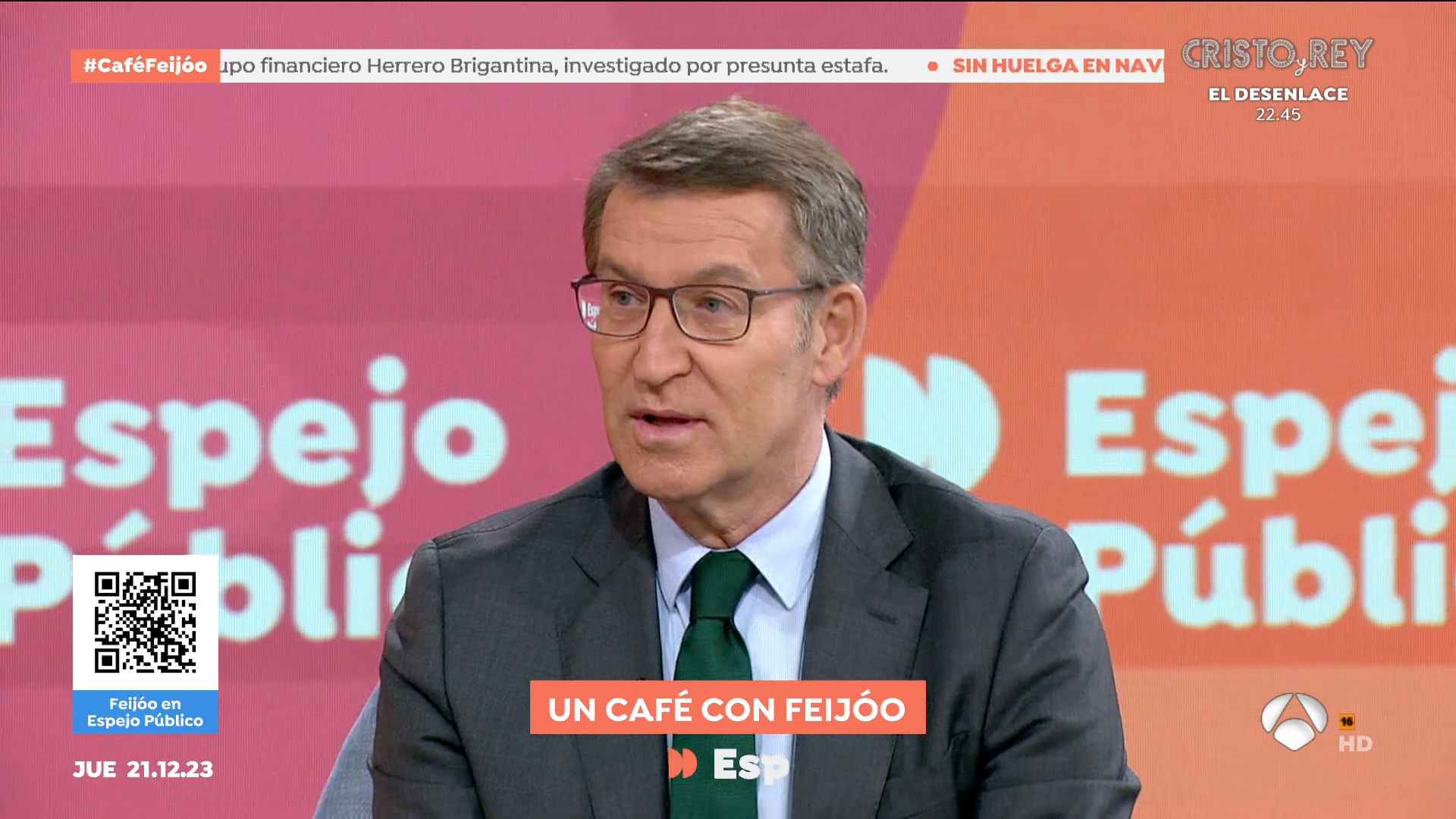 Feijóo destaca en Antena 3 que la negociación con Vox está "muy adelantada" en Extremadura Feijóo destaca en Antena 3 que la negociación con Vox está "muy adelantada" en Extremadura