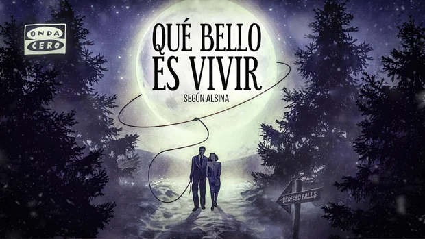 Cartel horizontal 'Qué bello es vivir', ficción navideña de Carlos Alsina 2023
