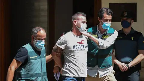 David S.O. al ser detenido David S.O. al ser detenido