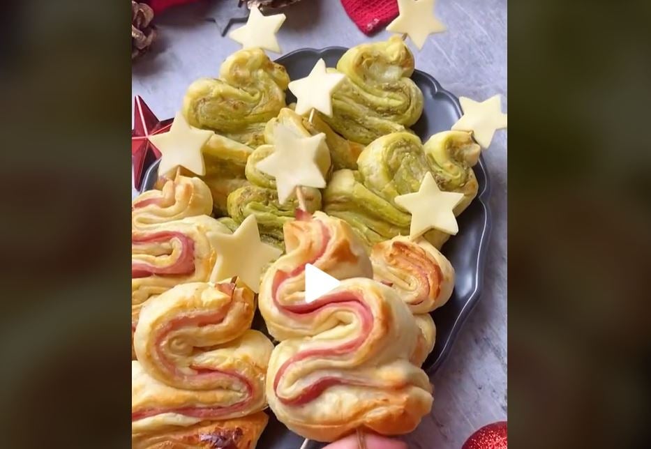 La receta viral para estas navidades: arbolitos de jamón y queso La receta viral para estas navidades: arbolitos de jamón y queso