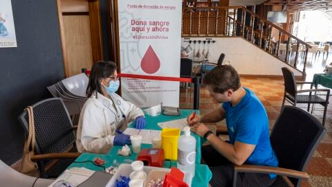Jornada de donaci&oacute;n de sangre celebrada en junio de este 2023 en el Real Club N&aacute;utico de Torrevieja con enorme &eacute;xito
