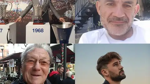 Cuatro ilustres alcazareños, juntos Cuatro ilustres alcazareños, juntos