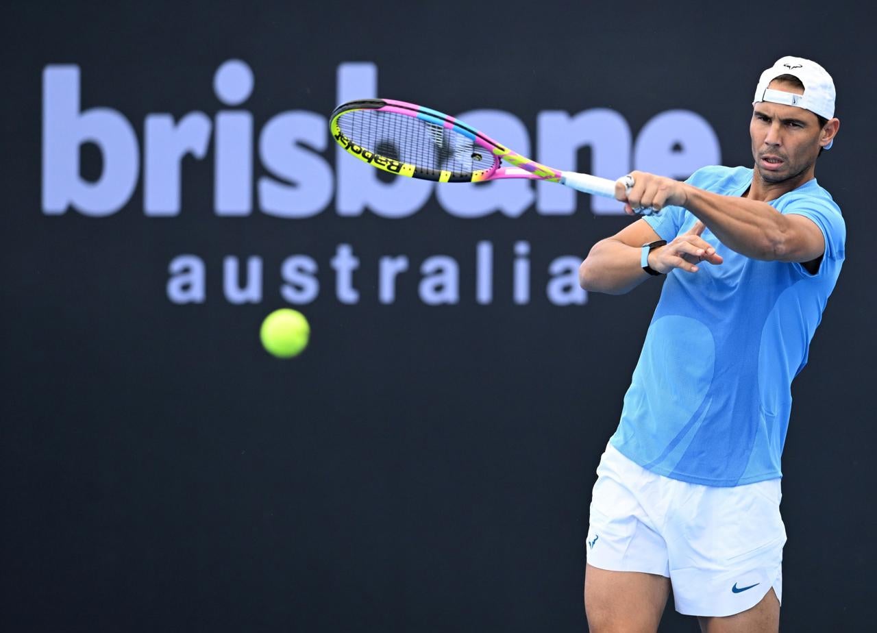 Rafa Nadal ya entrena en tierras australianas Rafa Nadal ya entrena en tierras australianas