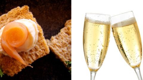 Canap&eacute;s y espumosos, los protagonistas indiscutibles de nuestra cena informal de Nochevieja