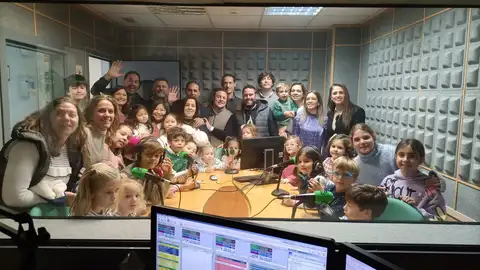 Este es el aspecto que presentaba el estudio de Onda Cero durante la visita. Este es el aspecto que presentaba el estudio de Onda Cero durante la visita.