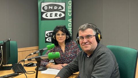 Joan Simonet y Chelo Bustos. 