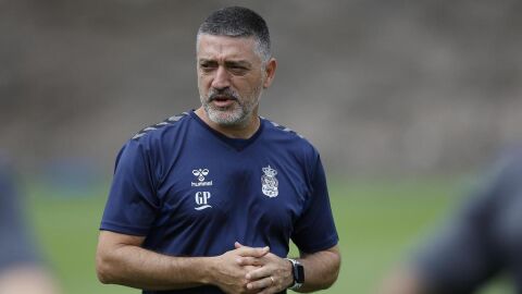 Xavier Garc&iacute;a Pimienta, entrenador de Las Palmas